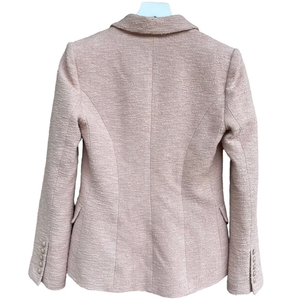 L'AGENCE Kenzie Tweed Blazer Petal - Picture 7 of 11
